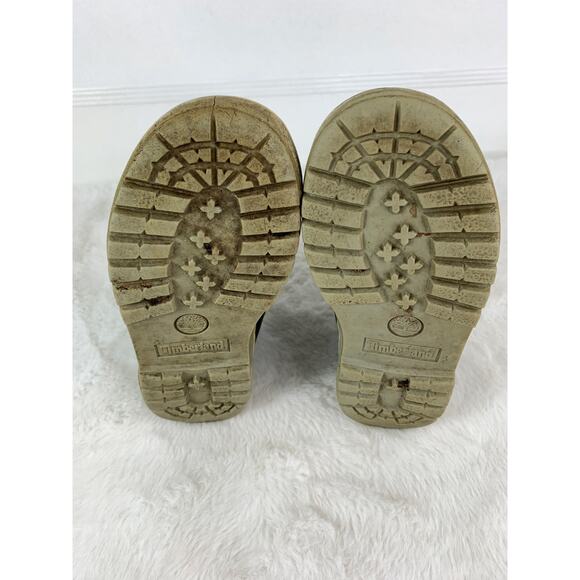 Timberland Toddler Field Boots Dark Navy White Nubuck Lace-Up Size 10M - Picture 8 of 8